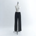 Wide straight denim pants