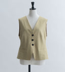 Compact twill vest