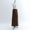 Satin narrow skirt