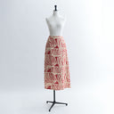 Geometric print skirt