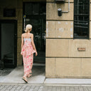 Geometric print skirt