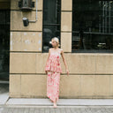 Geometric print camisole