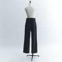 Wide straight denim pants