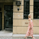 Geometric print skirt