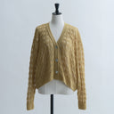 Openwork knit cardigan