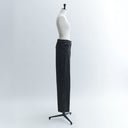 Wide straight denim pants