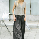 Pintuck Wide Pants