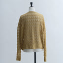 Openwork knit cardigan