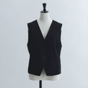 Compact twill vest