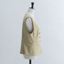 Compact twill vest